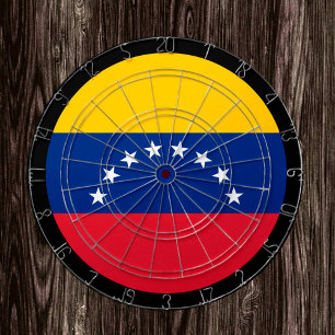 Cible De Fléchettes Venezuela Drapeau Tableau noir & fléchettes / jeu