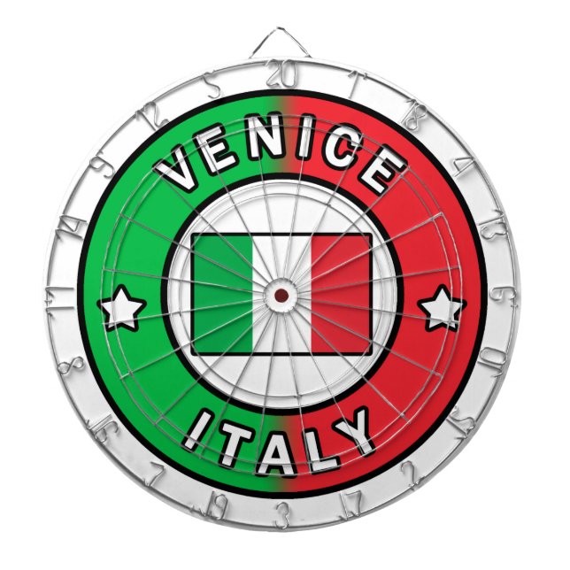 Cible De Fléchettes Venise Italie (Devant)