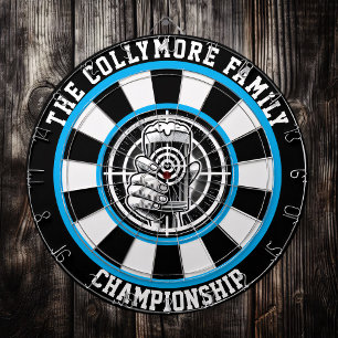 Cible De Fléchettes Verre à la main