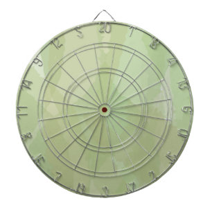 Cible De Fléchettes Vert, cool, aquarelle tendance motif abstrait