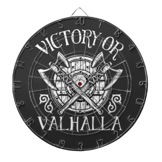Cible De Fléchettes Victoire ou Valhalla - Bouclier et Ax