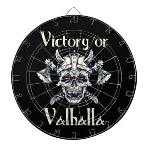 Cible De Fléchettes Victoire ou Valhalla - Crâne