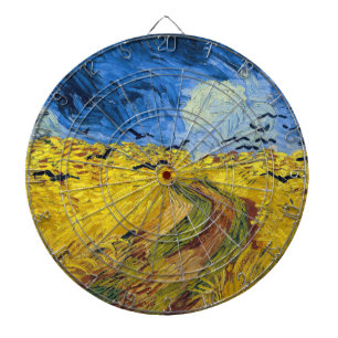Cible De Fléchettes Vincent van Gogh - Wheatfield with Crows