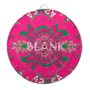 Cible De Fléchettes Vivid Vivid Bébé rose floral violet ombrage Monogr
