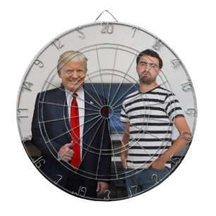 Cible De Fléchettes Vous avez rencontré le Président Donald Trump A