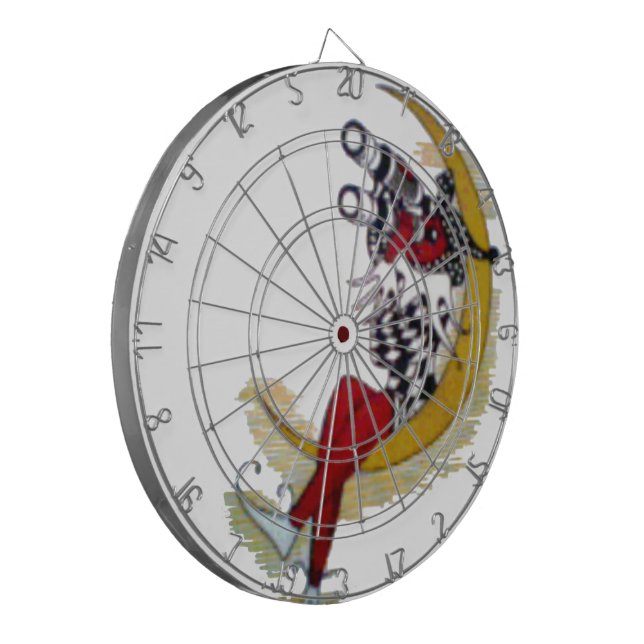 Cible De Fléchettes Vue cosmique : Elfe sur la lune aventure (Devant gauche)