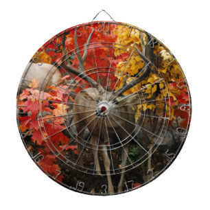 Cible De Fléchettes Whitetail en automne