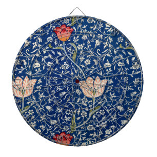 Cible De Fléchettes William Morris Medway Floral bleu