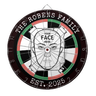 Cible De Fléchettes Your Face Here Dartboard