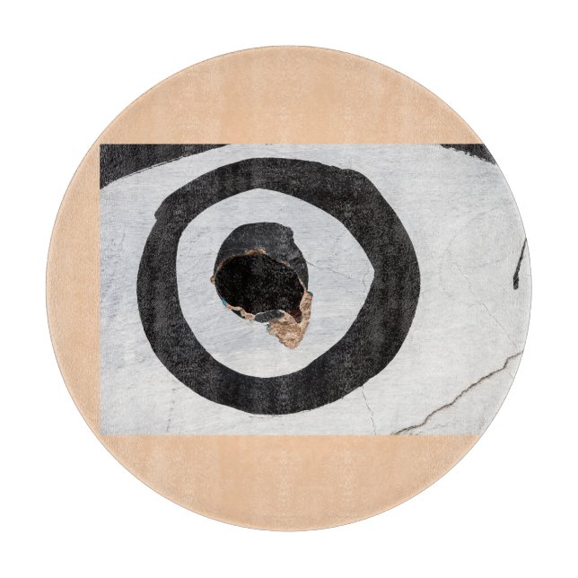 cible déchirures sur la planche à découper (Devant)