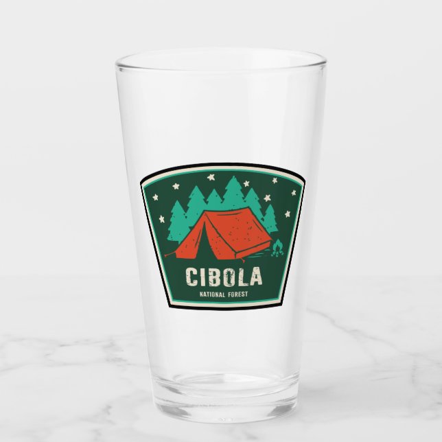 Cibola-Camping Glas (Vorderseite)