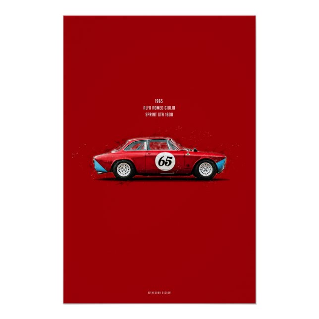 CiC Alfa Giulia 1600 Poster (Vorderseite)