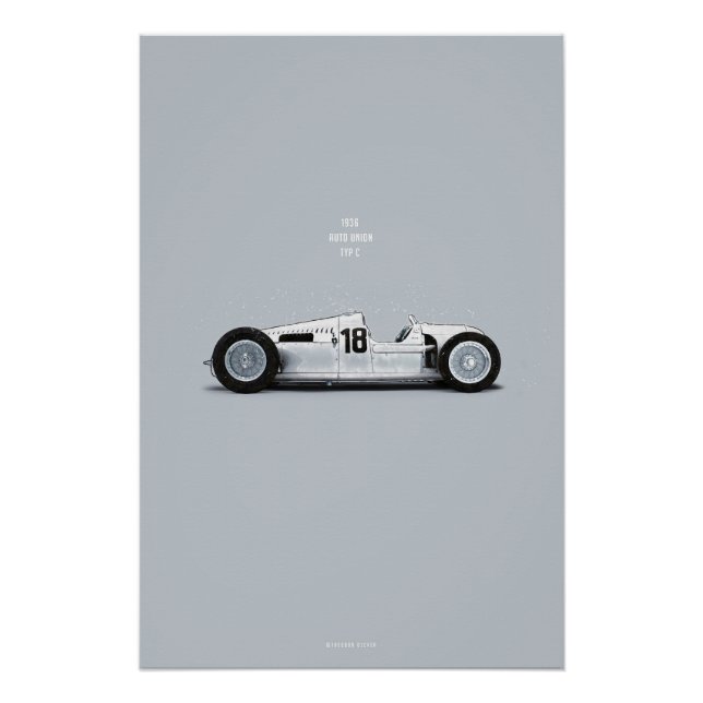 CiC Auto Union Typ C Poster (Vorderseite)