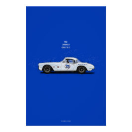 CiC Corvette C1 Poster