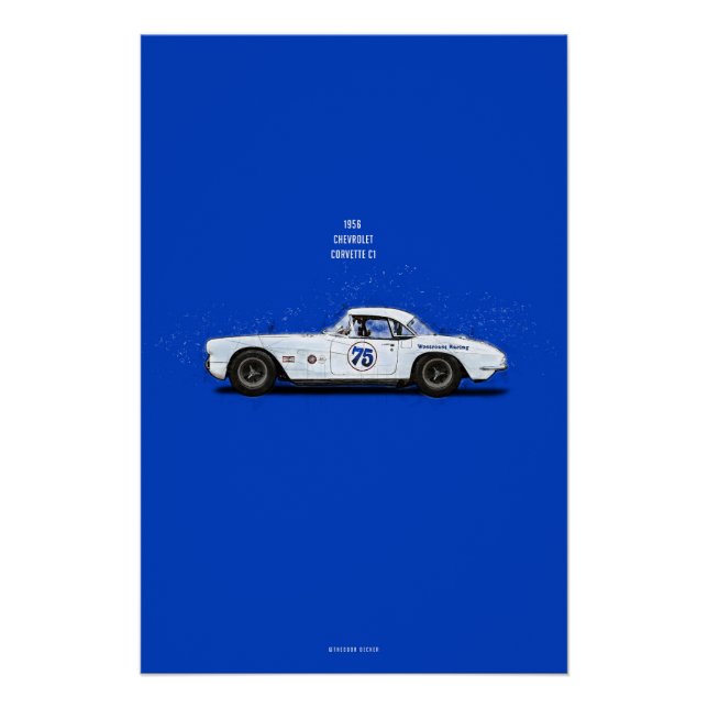 CiC Corvette C1 Poster (Vorderseite)