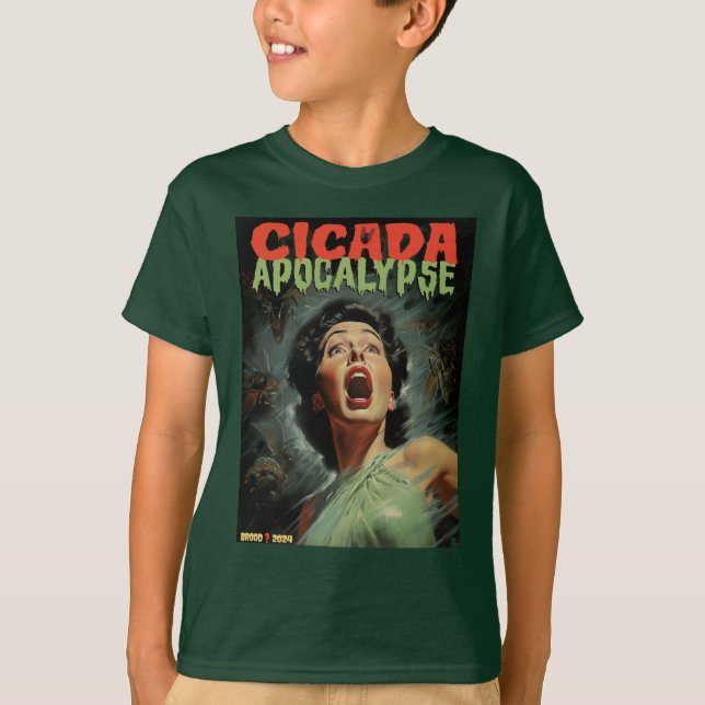 Cicada Apokalypse 2024 T-Shirt (Vorderseite)