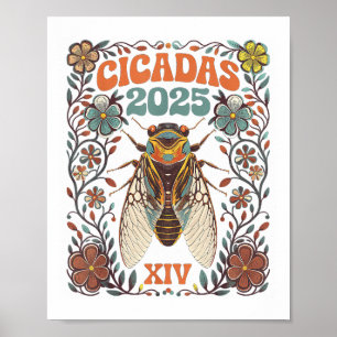 Cicada Brood Xiv Sommer 2025 Wiedersehen Tour Swar Poster