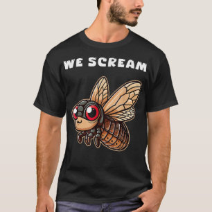 Cicada Brood XIX Brood XIII Wir schreien Cicadas E T-Shirt