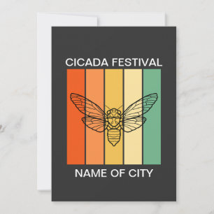 Cicada Festival 2024 Custom Feiertagskarte