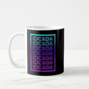 Cicada Insect 70er Retro Cicada Kaffeetasse