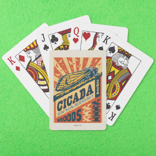 Cicada Invasion 2024 Brief Spielkarten