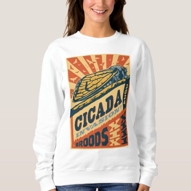 Cicada Invasion 2024 Brief Sweatshirt (Vorderseite)