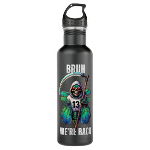 Cicada Invasion Tour Sensenmann Bruh We re Back Ci Edelstahlflasche