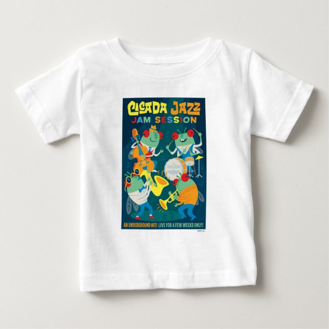 Cicada Jazz Jam Session Baby T-shirt (Vorderseite)
