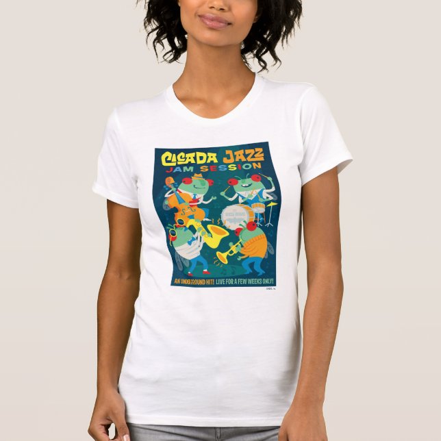 Cicada Jazz Jam Session T-Shirt (Vorderseite)