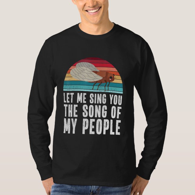 Cicada Meme Brood X Quote T-Shirt (Vorderseite)