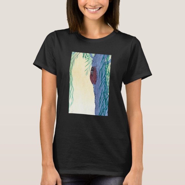 Cicada on Tree of the Moon by Ohara Koson T-Shirt (Vorderseite)