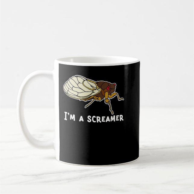Cicada-Schrei Kaffeetasse (Links)
