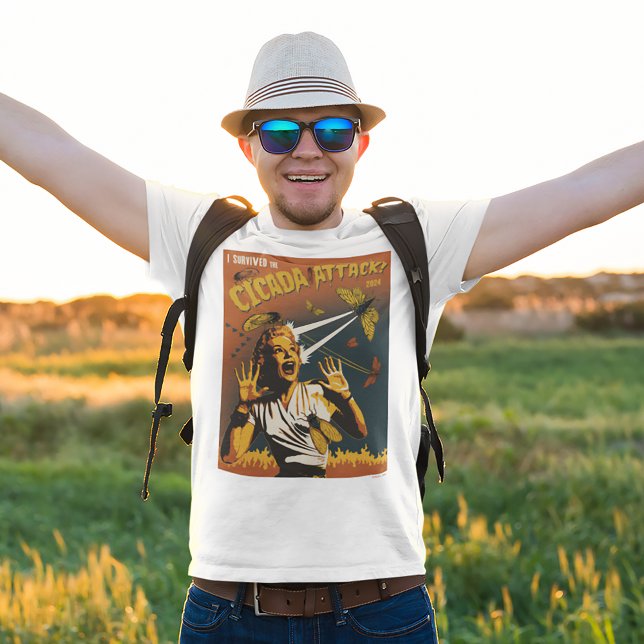 Cicada - Schrei-Lady 2024 T-Shirt (Person wearing t-shirt)