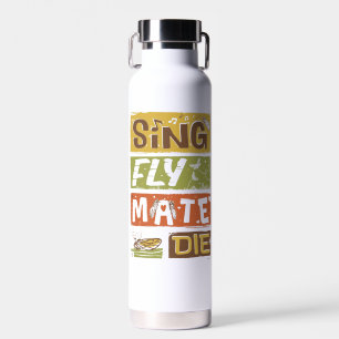 Cicada Sing Fly Mate Die Trinkflasche