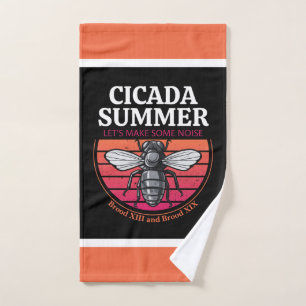 Cicada Sommer Bestes Geschenk für Cicada Brood Lie Badhandtuch Set