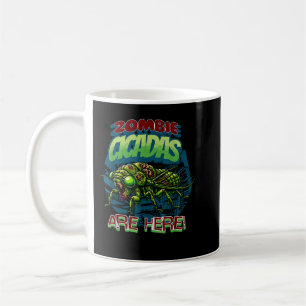Cicada Spaß Zombie Cicadas Funny Kaffeetasse
