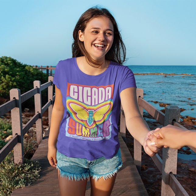 Cicada Summer Liebe T-Shirt (Kid wearing t-shirt)