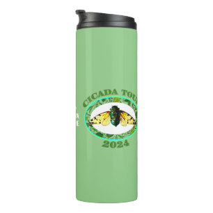 Cicada Tour 2024 Insekt Lover Broods XIII und XIX Thermosbecher