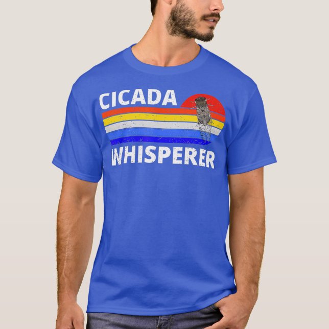 Cicada Whisperer 2021 Schwarzer Brood X Insect Lov T-Shirt (Vorderseite)
