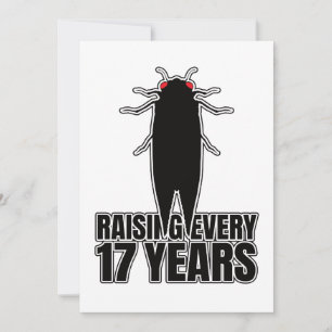 Cicadas Cicada Zombie Bugs - Entomologie Geek Einladung