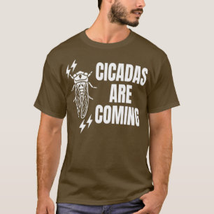 Cicadas kommen in Entomologie T-Shirt