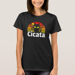 Cicata Brood X Cat Cicada Insekt Entomologin T-Shirt