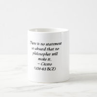 Cicero auf Philosophen-Tasse
