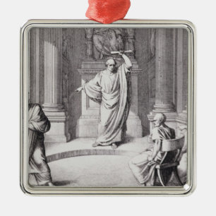 Cicero kündigendes Catiline Ornament Aus Metall