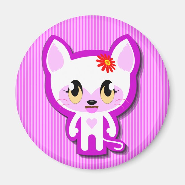 cici meow auf Magnet (Vorne)