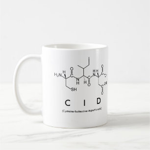 Cid Peptid-Namen-Tasse Kaffeetasse