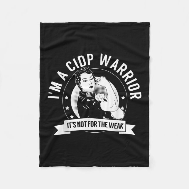 Cidp Warrior Nftw-Bewusstsein Fleecedecke (Vorderseite)
