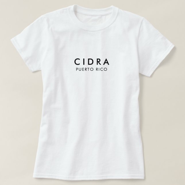 Cidra Puerto Rico T-Shirt (Design vorne)