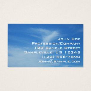 Ciel bleu avec nuages blancs Abstrait Nature Photo