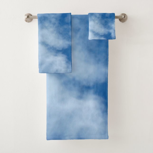 Ciel bleu avec nuages Photographie de la nature (En situation)